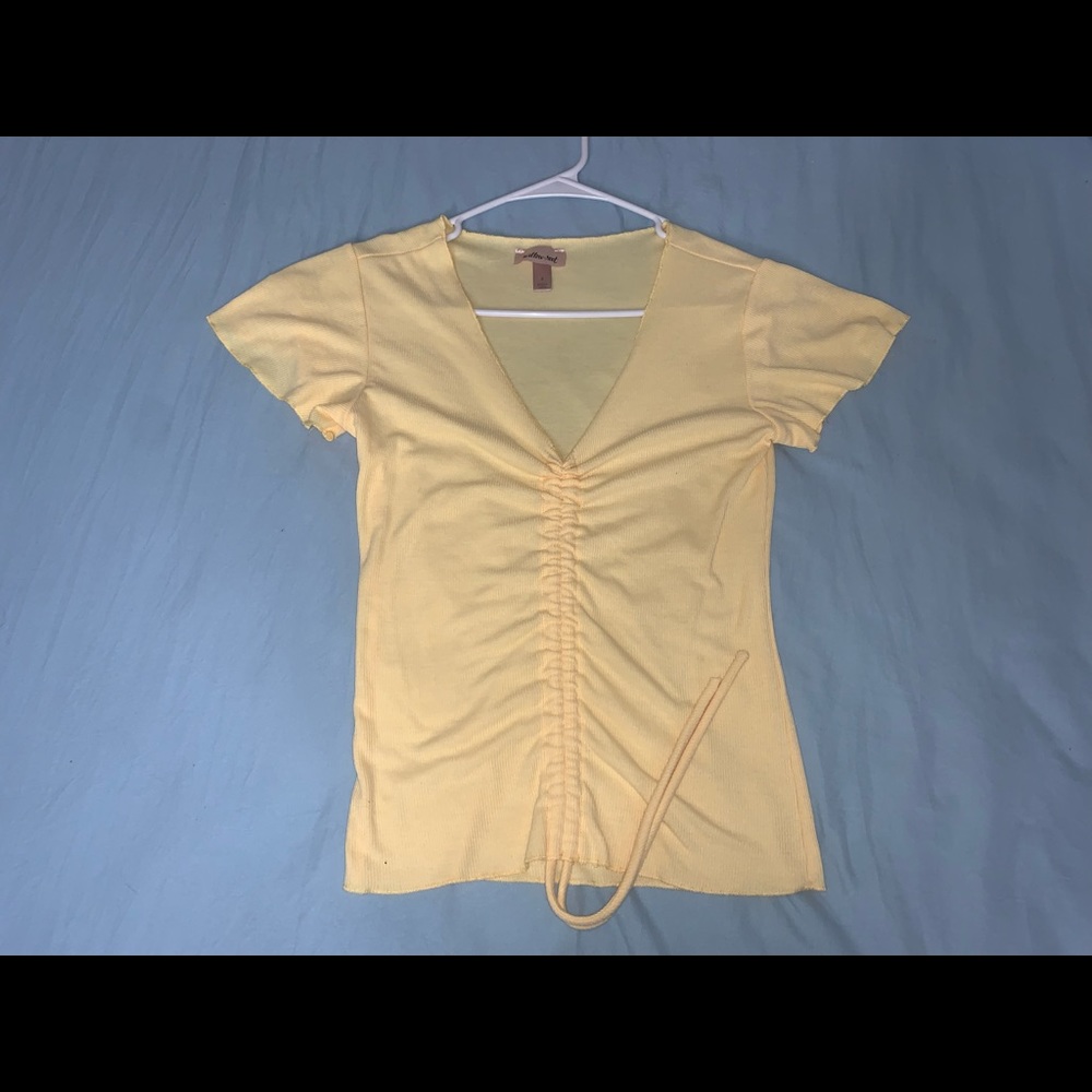 Willow + Root Yellow Top